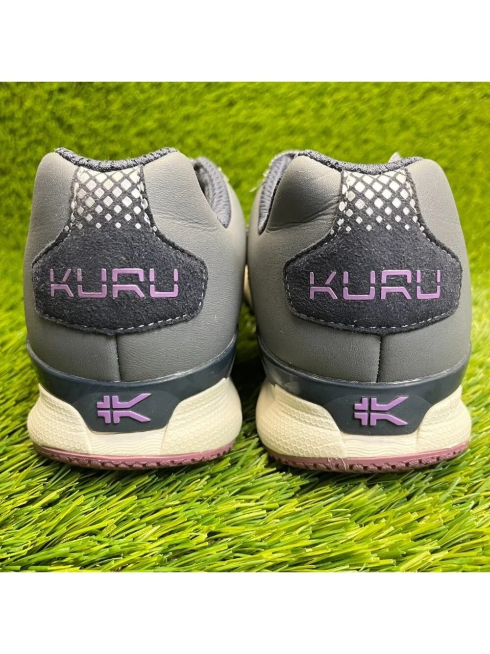 Kuru Quantum 2.0 Womens Size 8.5 Gray Black Athletic Running Shoes Sneakers